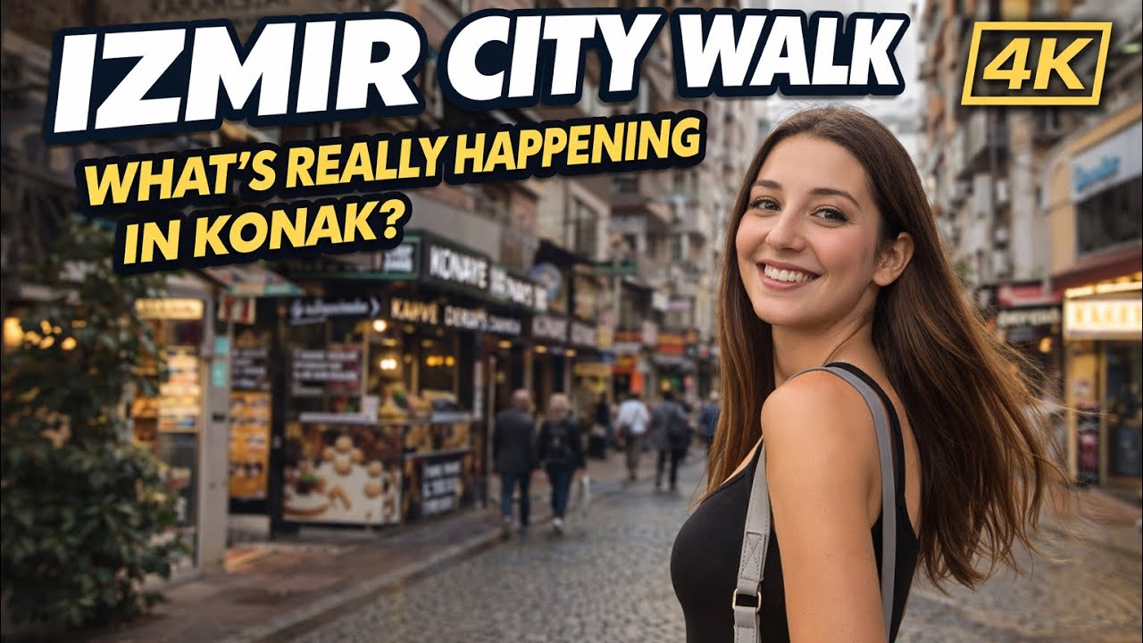Izmir City Walk | What’s Really Happening in Konak? in 4K
