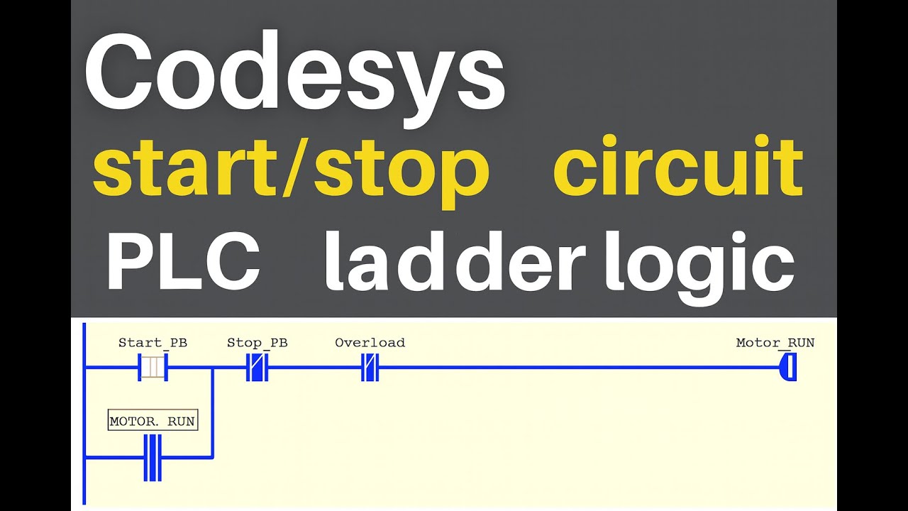Controls and Automation Start/Stop PLC program