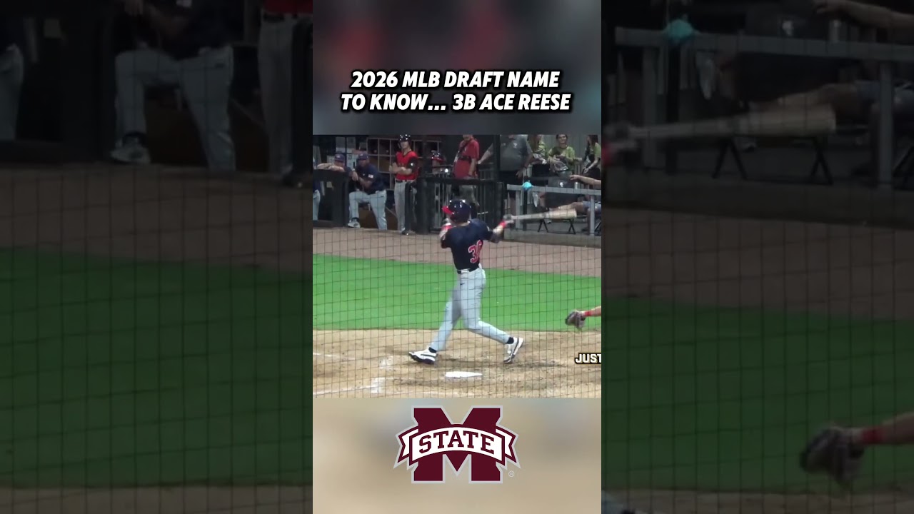 Mississippi State’ 3B Ace Reese is one of the ELITE bats in college baseball! 🔥 