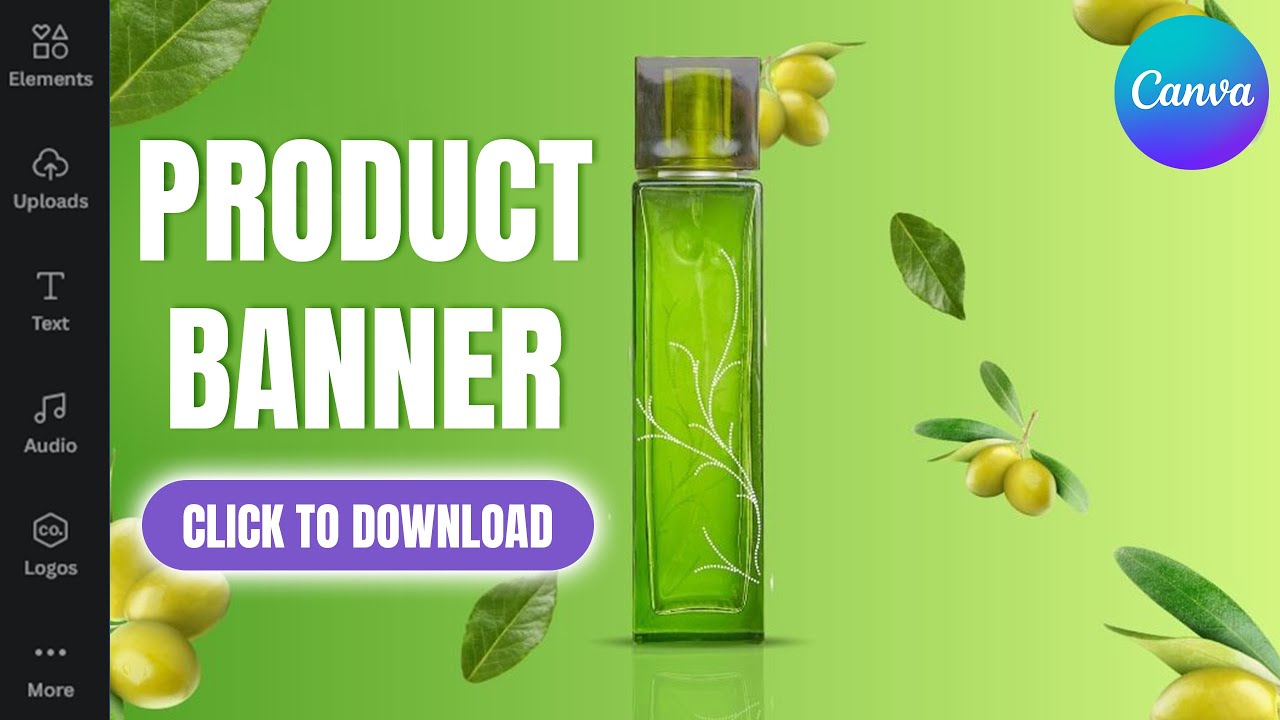 Banner for Product with Easy Canva Tutorial