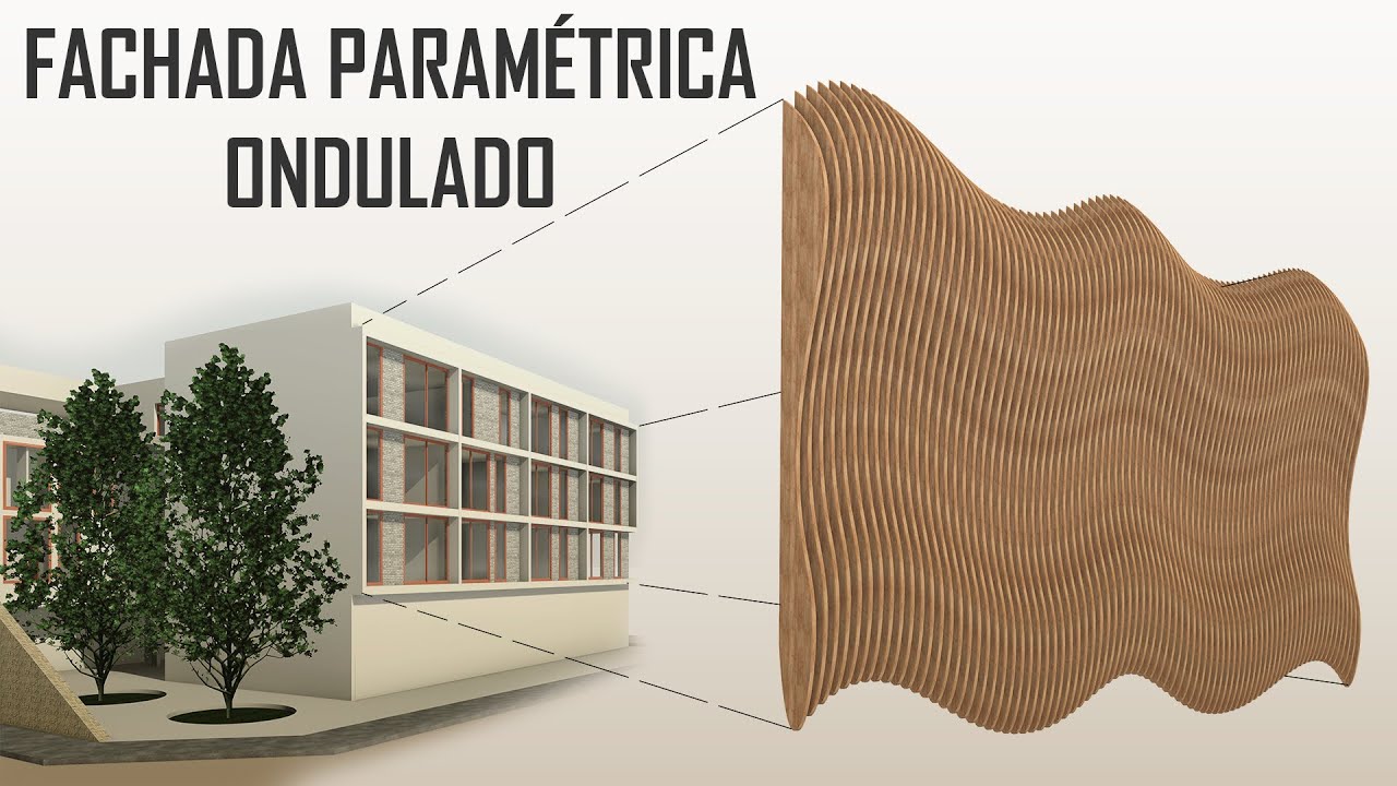 Este Tipo de Fachadas se Pueden Hacer en Revit (Paramétrica Ondulada) 😱