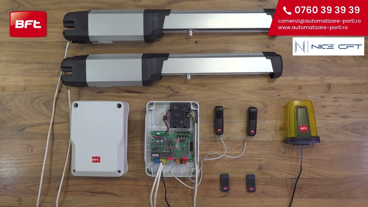 Programare automatizare poarta batanta BFT PHOBOS BTB25 KIT