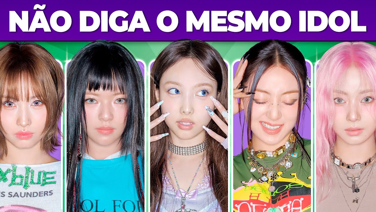 NÃO DIGA O MESMO IDOL QUE EU! ⭐ | KPOP QUIZ 2025