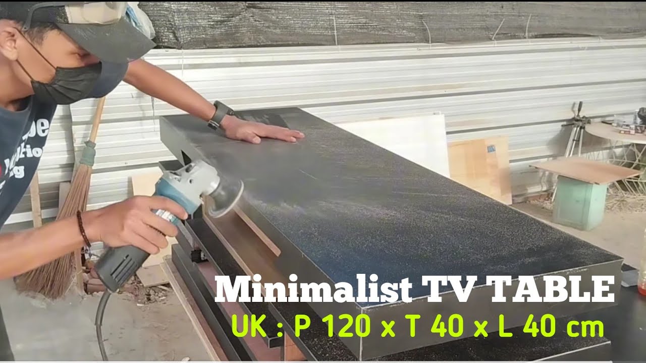 Membuat Meja TV Minimalis Modern