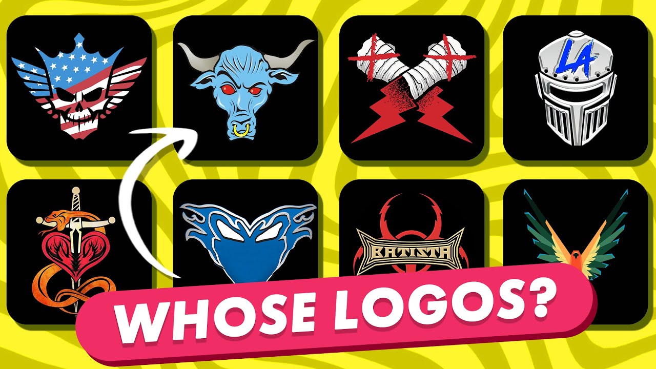 ARE YOU ABLE TO GUESS THE WWE WRESTLER BY LOGO | WWE TRIVIA & QUIZ CHALLENGE 🏆