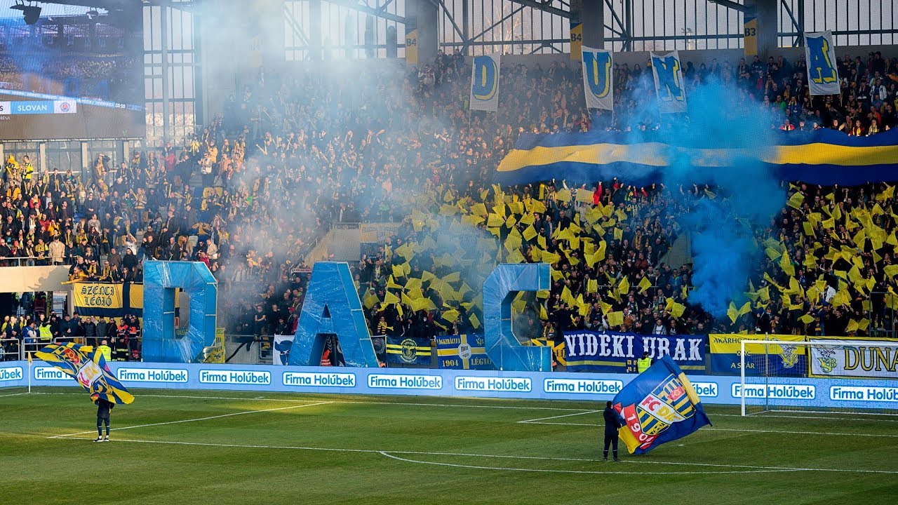 DAC-Slovan: Káprázatos koreó a rangadó előtt | Úchvatné choreo pred derby