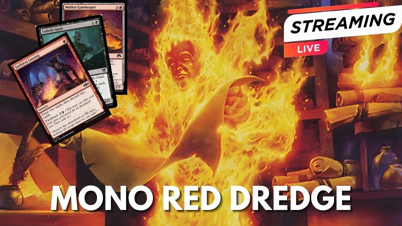 🔴Dredge muy agresivo! -- Liga de Pauper en VIVO 🔴