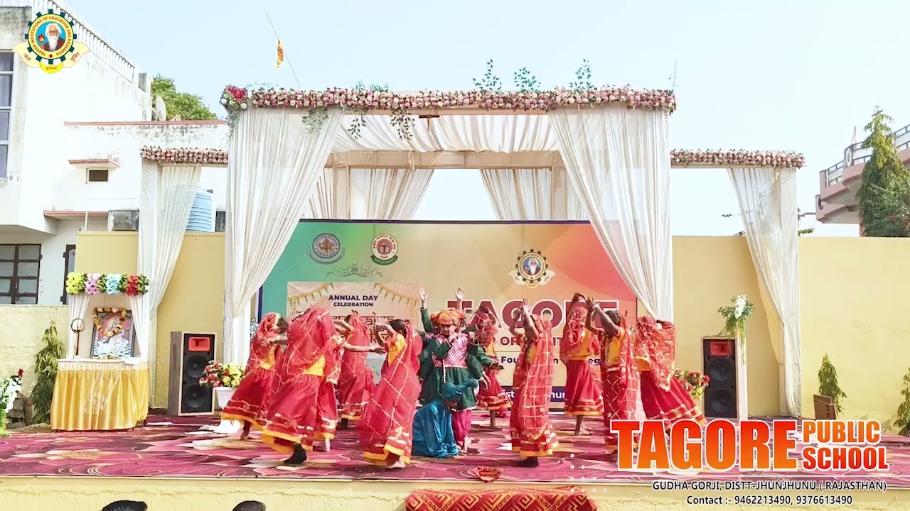 🎶 Rangeelo Rajasthan | Group Dance Performance | Smart School Gudha Gorji Annual Function