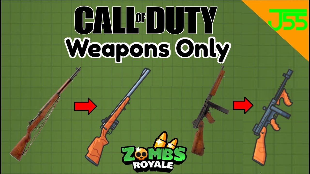 Using Weapons from Call of Duty to Win Zombs Royale