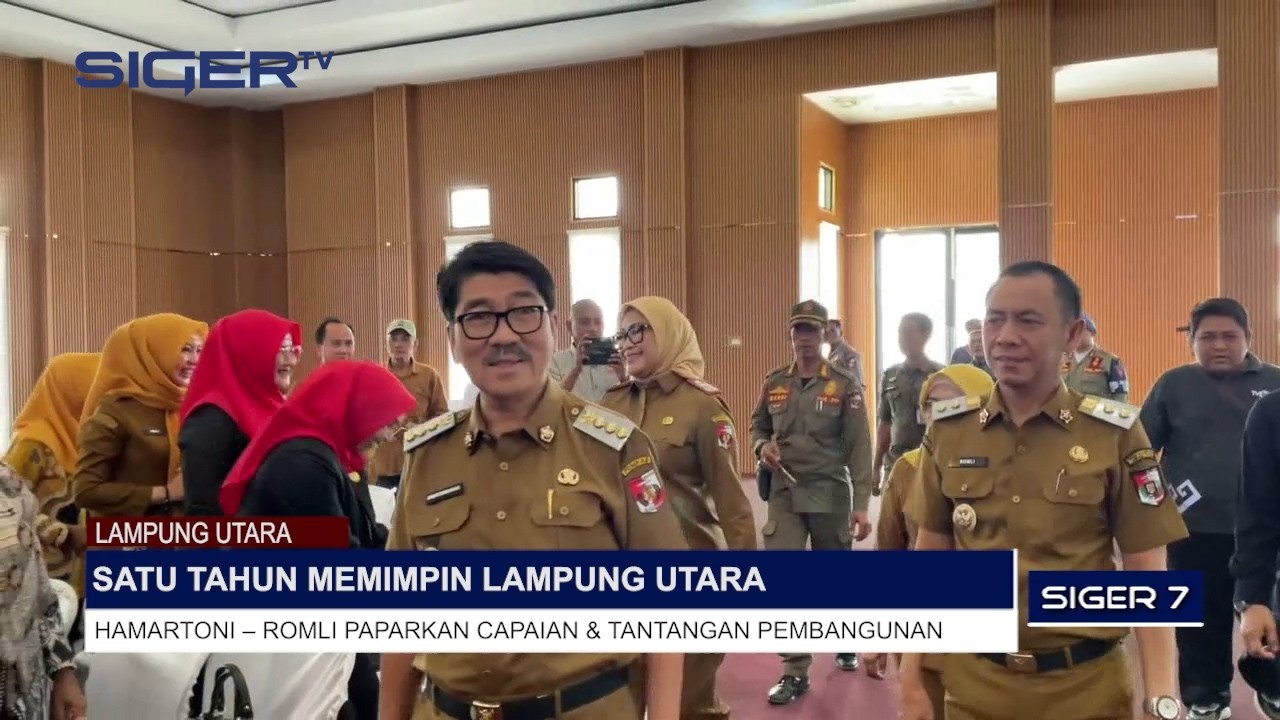 SATU TAHUN MEMIMPIN LAMPUNG UTARA HAMARTONI – ROMLI PAPARKAN CAPAIAN & TANTANGAN PEMBANGUNAN