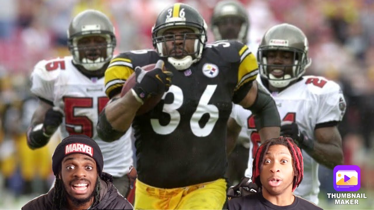 JEROME BETTIS COULDNT BE TACKLED!! Ki & Jdot Reacts to Jerome Bettis Highlights || 