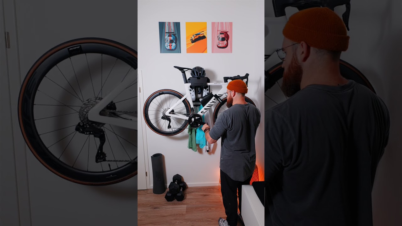 That sound 🤤 #Stasdock #bikerack #bikewallmount #bikestorage #asmrsounds