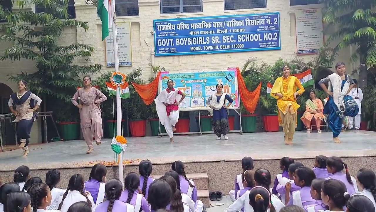 Delhi School Students’ Energetic Patriotic Punjabi Dance | Independence Day 2024 Celebration