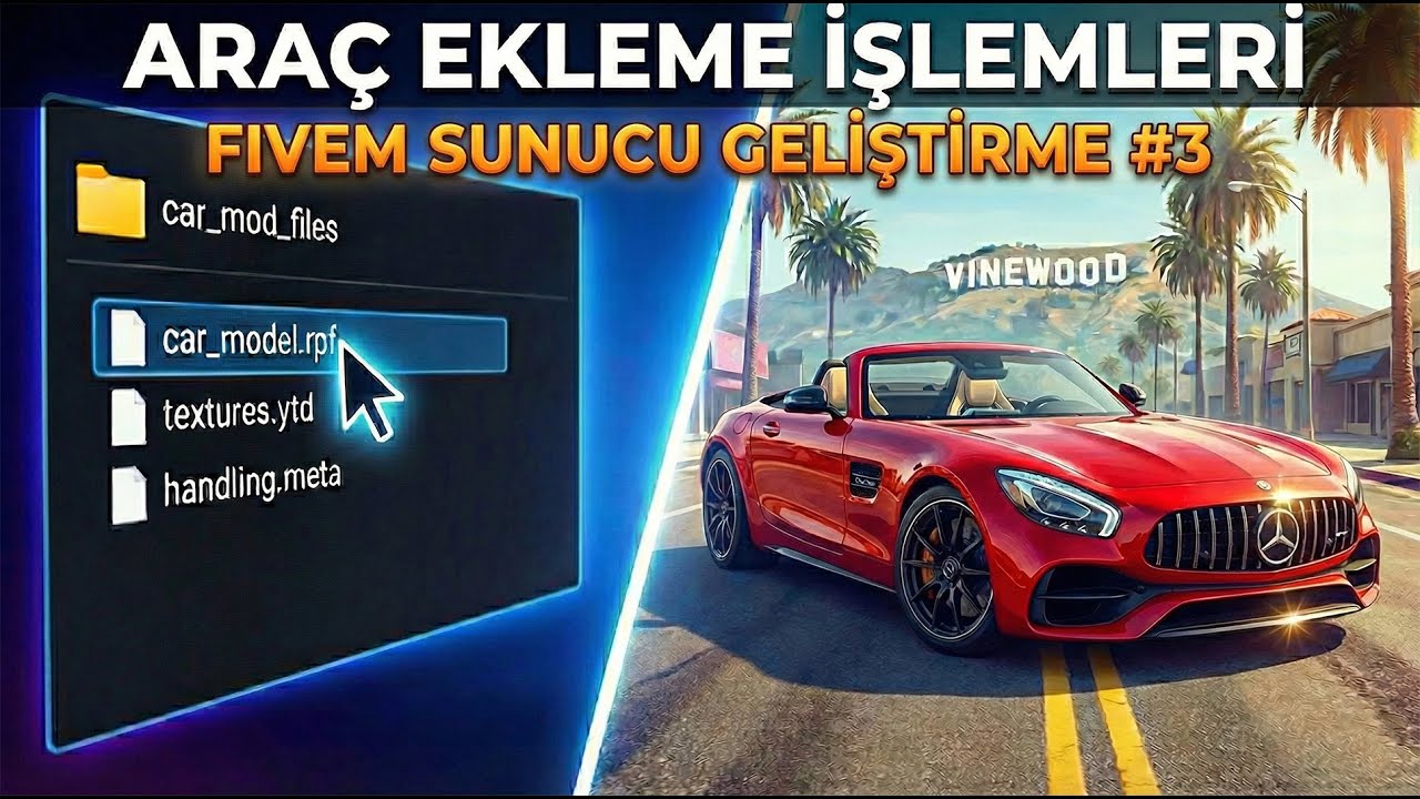 Araba Ekleme İşlemleri | Fivem Sunucu Geliştirme #3