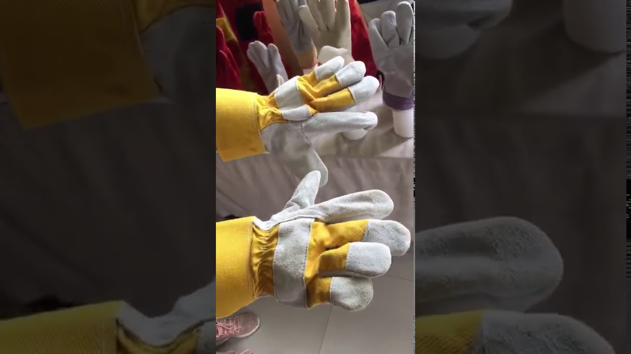 leather work gloves