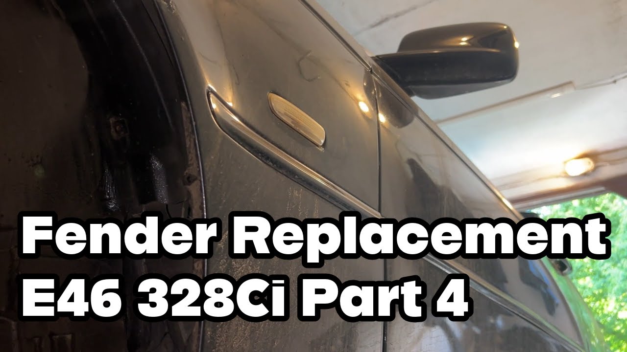 HOW TO REPLACE FRONT FENDERS FOR BMW E46. COUPE (328Ci Part4)