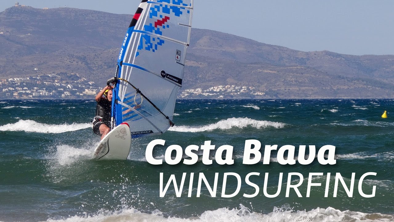 Windsurfing Costa Brava beim Tramontana