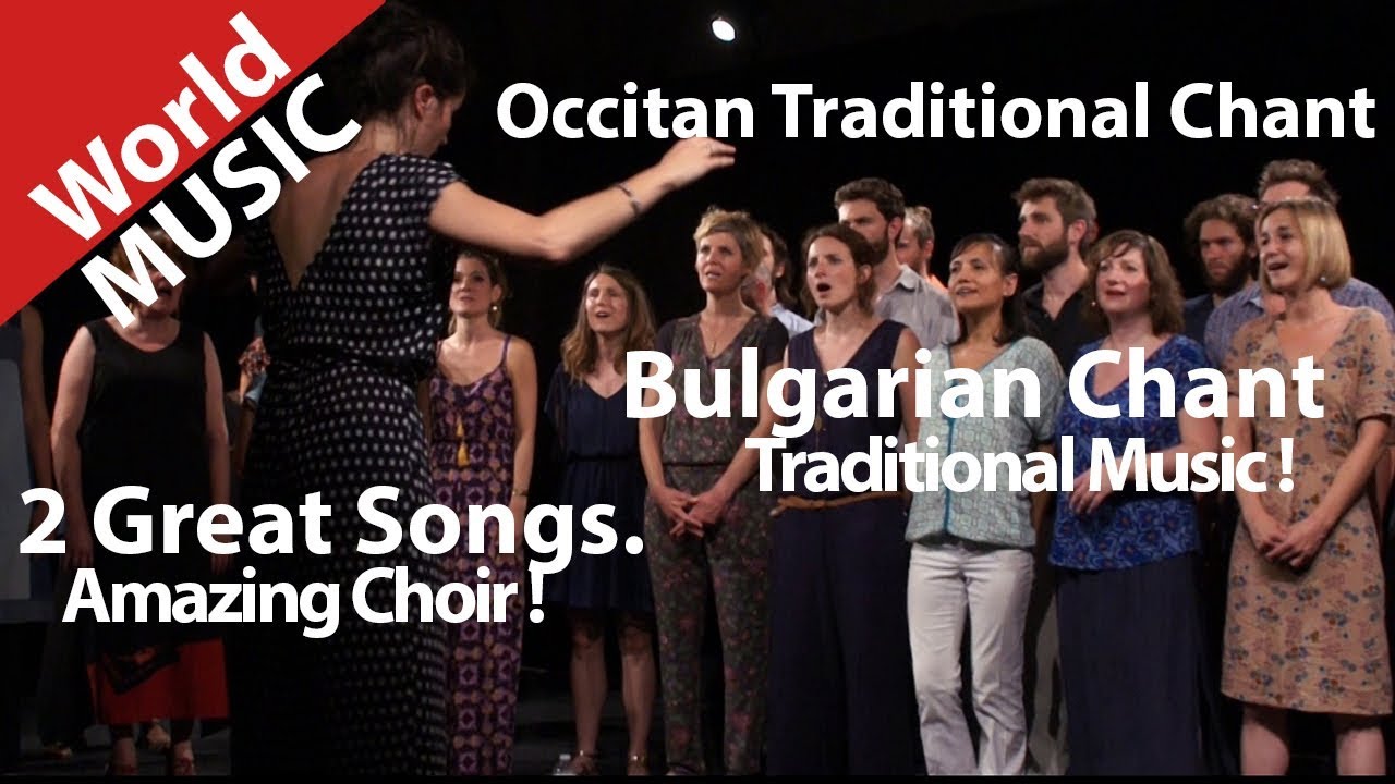 Acapella Music ! 30 Singers ! Great Choir In France! Traditional songs live Concert.Je Pousse Un Cri