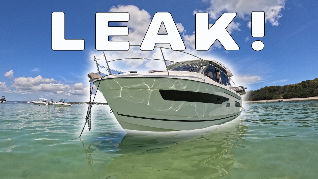 WE'VE GOT A LEAK!! Tracing Water in the Bow Cabin of Our Merry Fisher 895 - The Rudder