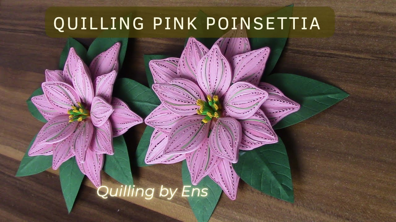 Quilling Poinsettia 