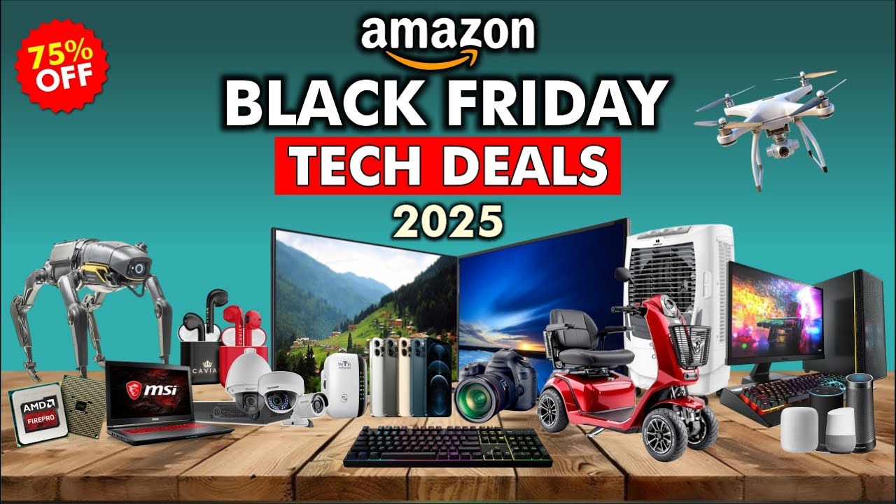 30 лучших предложений Amazon на ТЕХНОЛОГИИ в Черную пятницу 2025 года