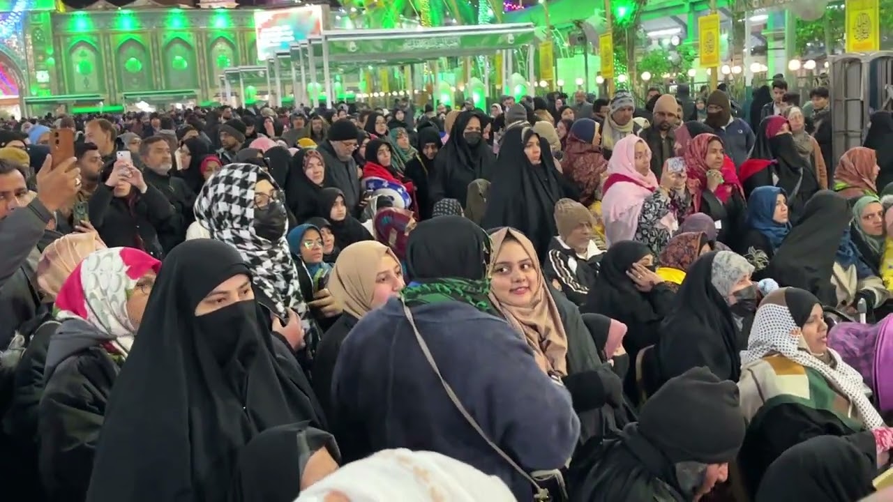 4 Shaban Jashan in Karbala 2026| Mola Abbas Wiladat Jashan In Karbala 