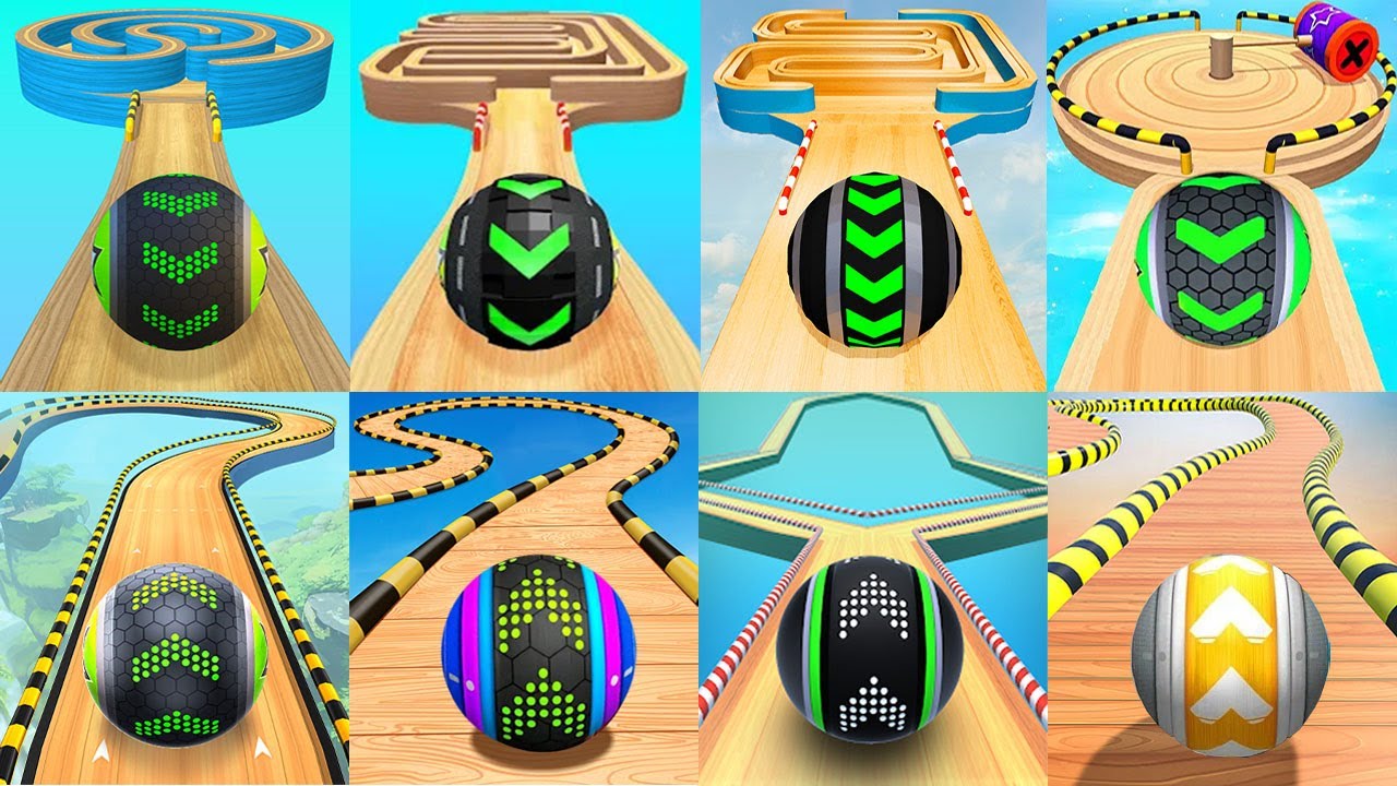 Going Balls VS Rolling Ball Sky Escape, Action Balls, Super Rolling Ball, Temple Rolling Balls