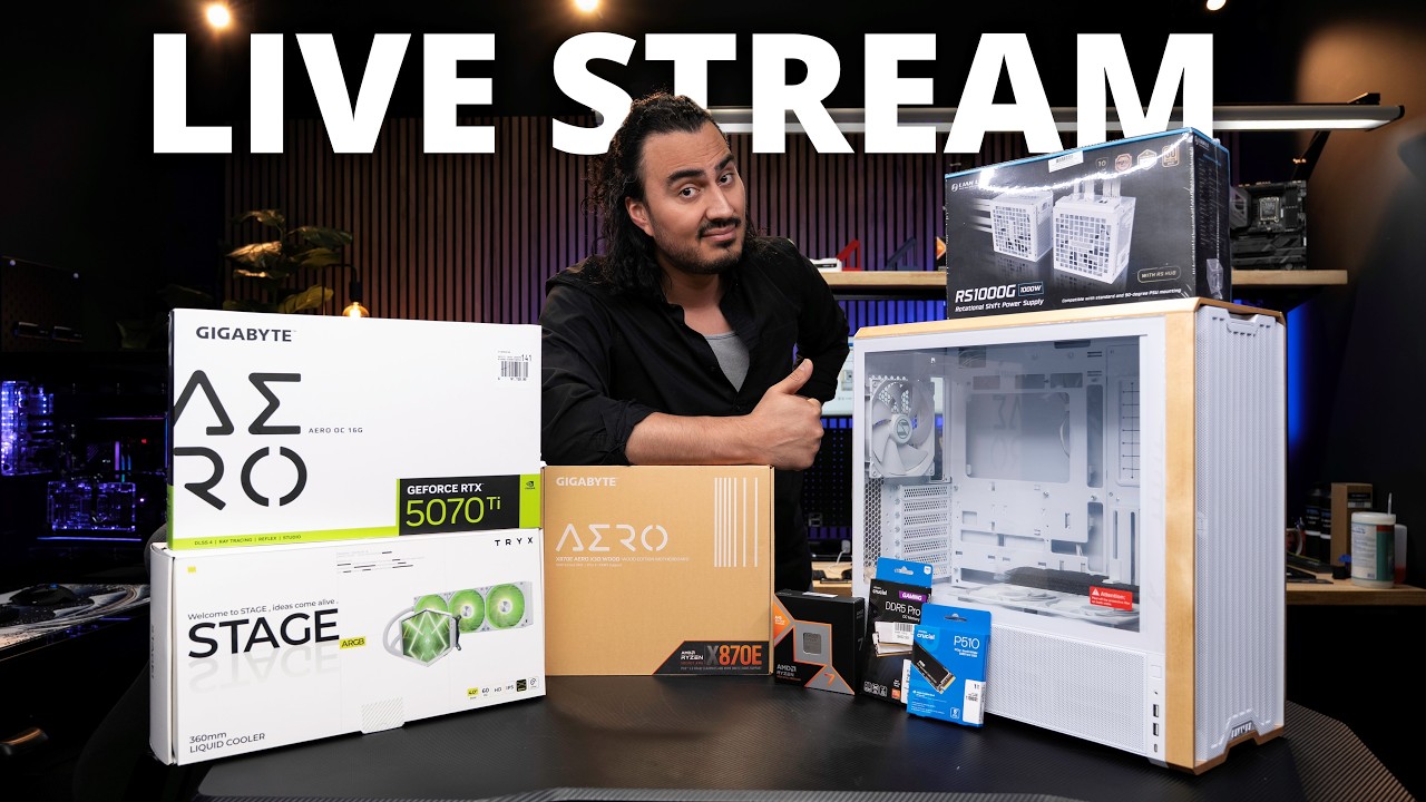 Let's Build A PC LIVE In The Micro Center Studio!