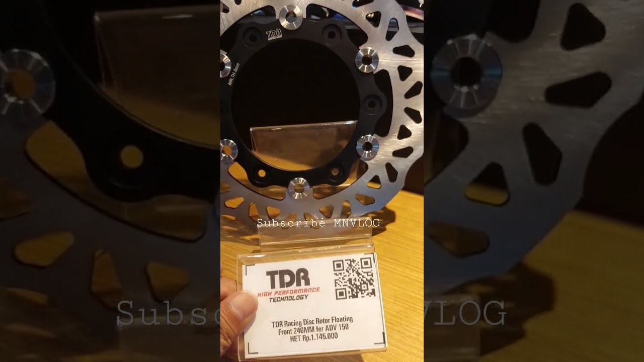 DISK FLOATING DARI TDR FOR ADV 160 #shorts #short #hondaadv150 #tdrracing