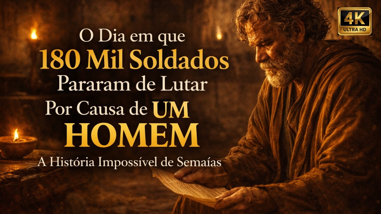 O Dia que 180 Mil Soldados Pararam de Lutar Por Causa de UM HOMEM - A História Impossível de Semaías