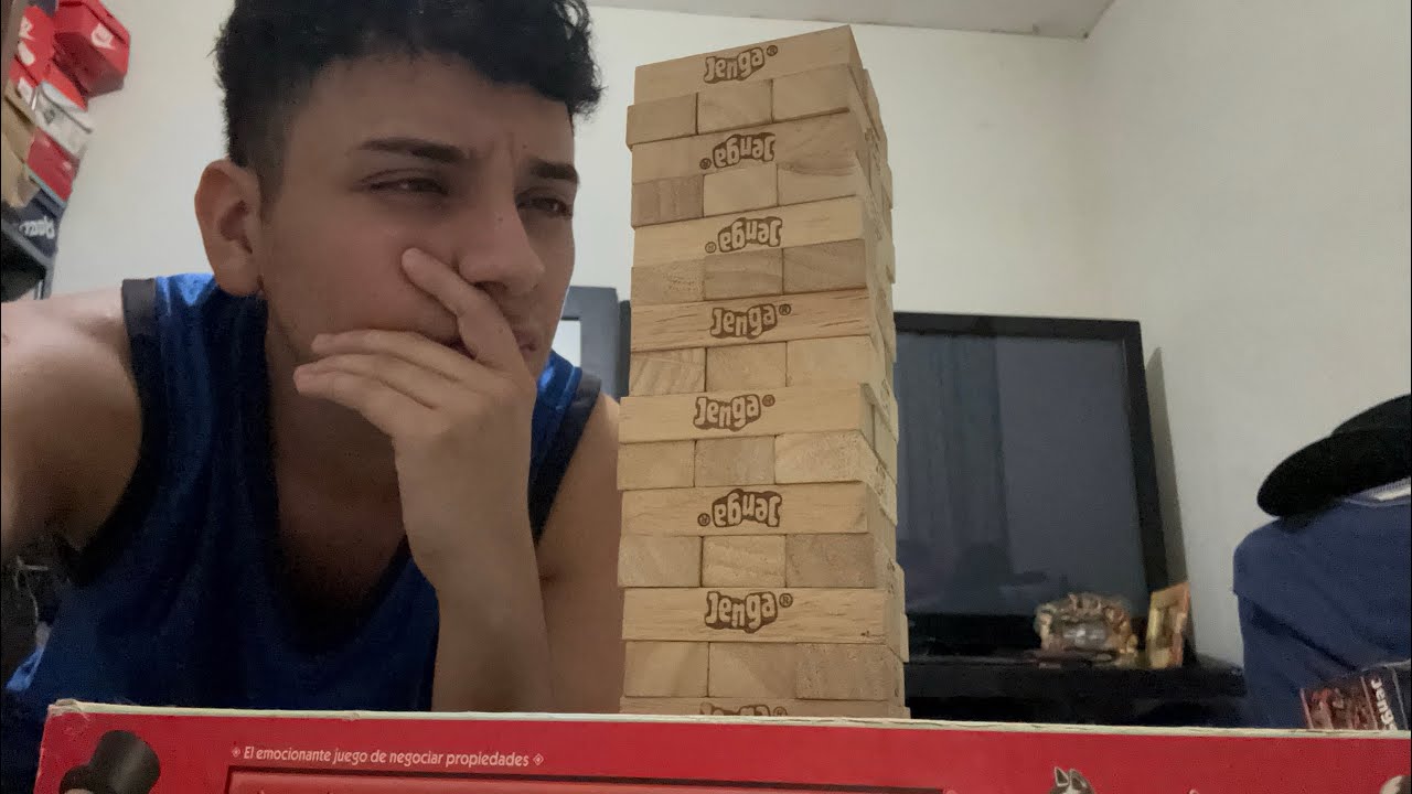 ASMR Casero/ Jugando jenga tu vs yo 😱