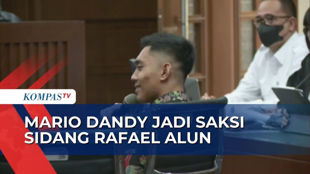 Jadi Saksi di Sidang Rafael Alun, Mario Dandy Ngaku Tak Tahu Bisnis Lain Ayahnya