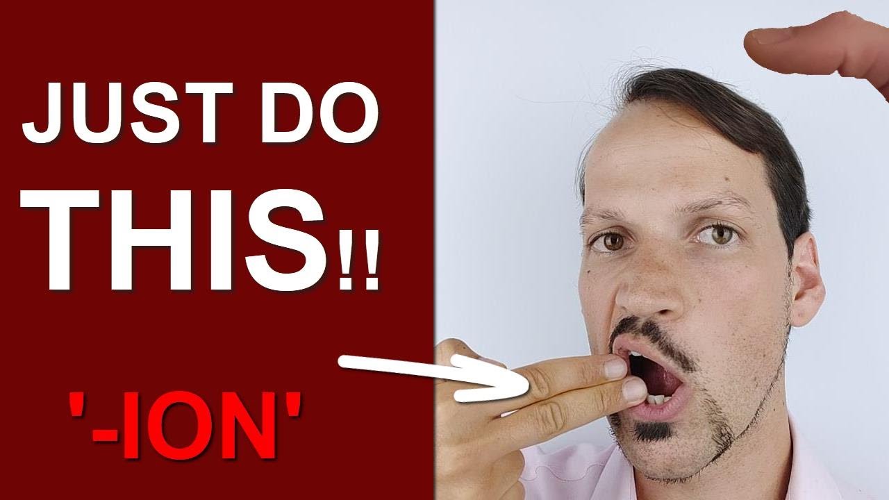 How To Pronounce The 'ion' Suffix? Just Do THIS!!