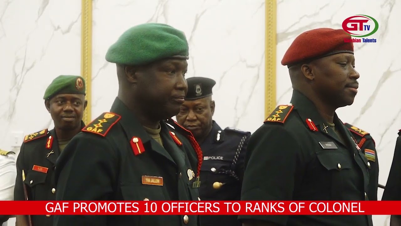 BARROW DECORATES ARMY OFFICERS FROM LIEUTENANT COLONELS TO COLONEL RANK