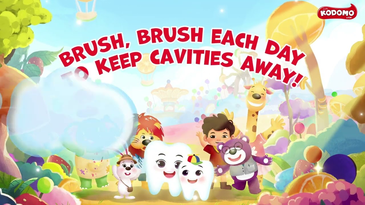 Brushing with Kodomo is always a fun-tastic adventure