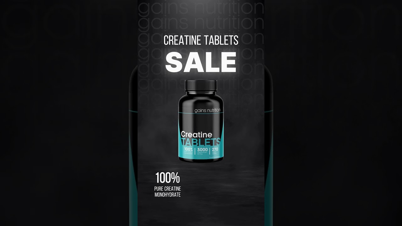 CreatineTablets 3000mg Per Serving!