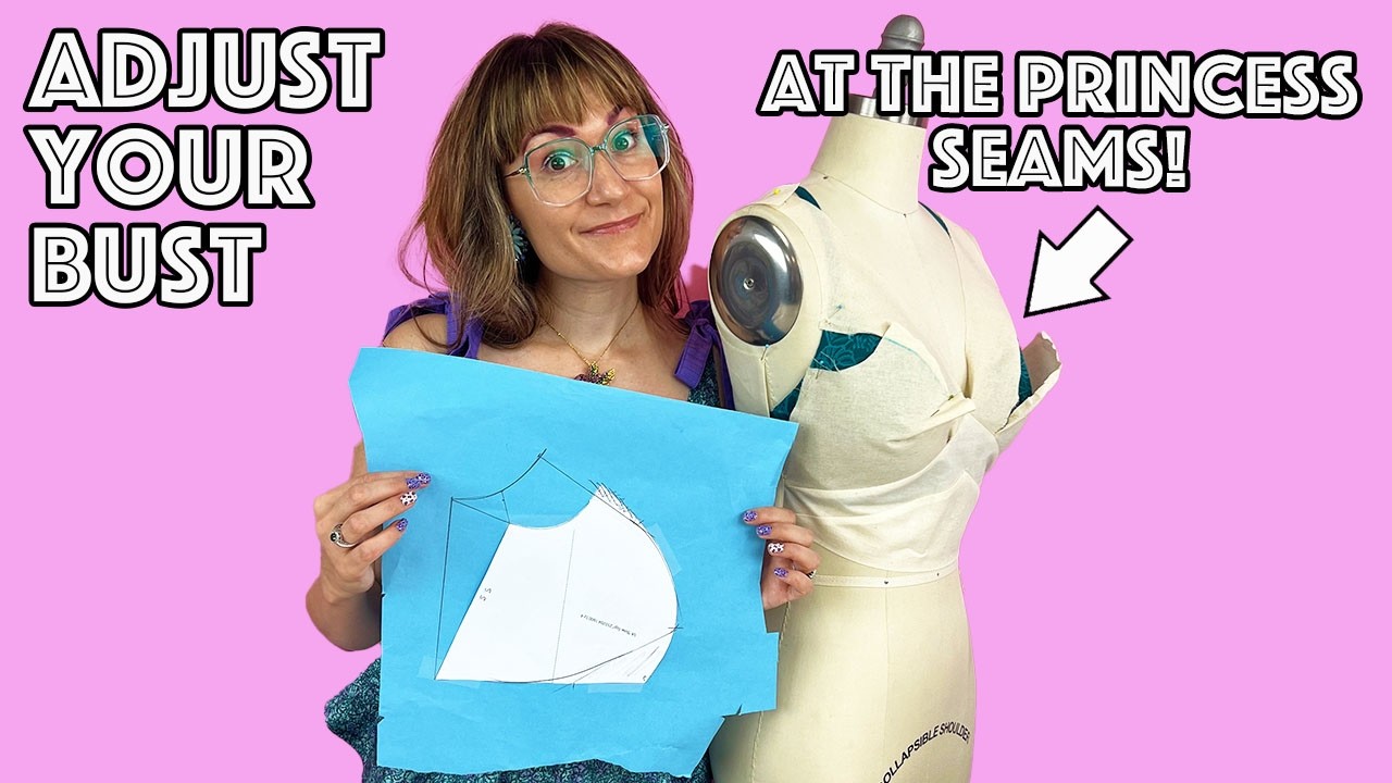 Princess Seam Full Bust Adjustment (FBA) Step By Step!