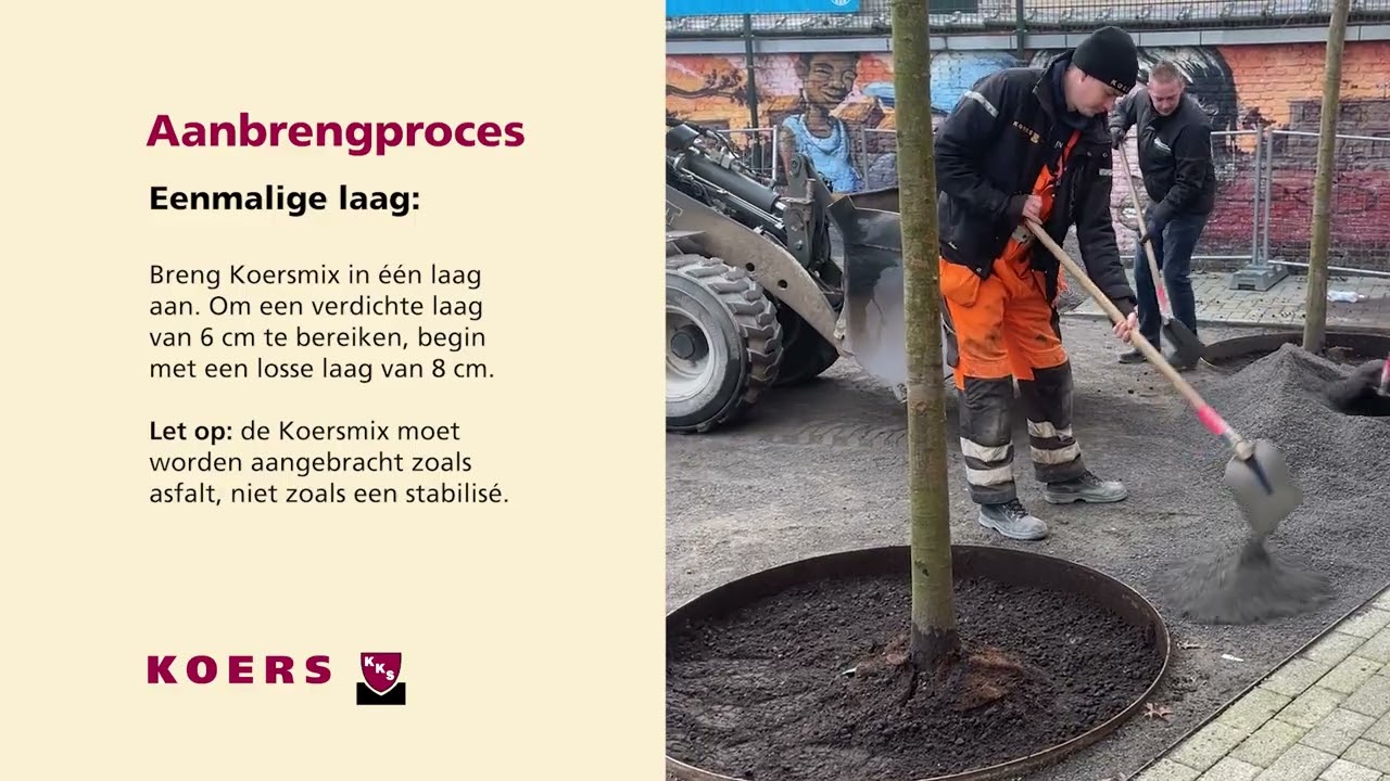 Manueel aanbrengen Koers Halfverhardingen