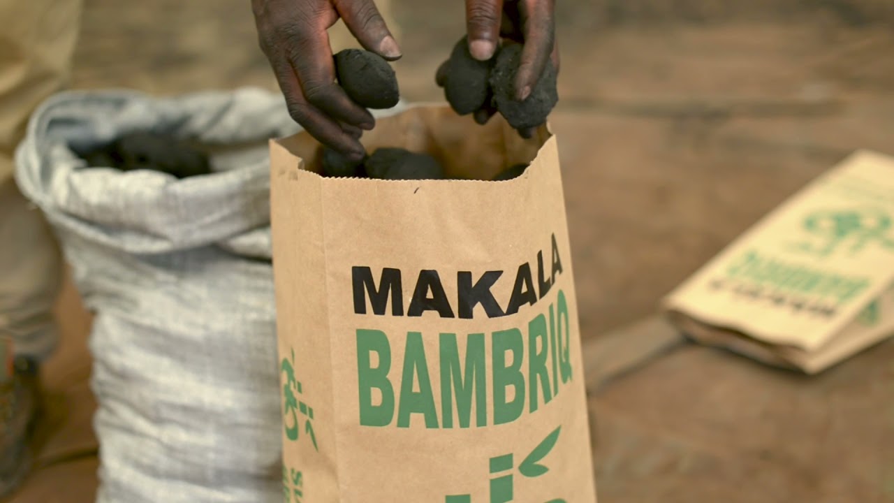 Production of Malawi's first commercial bamboo charcoal product; Bambriq