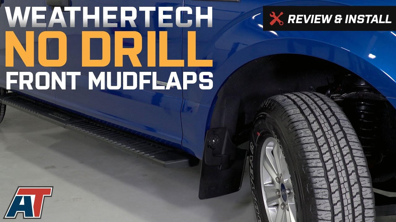 2015-2017 F150 Weathertech Front No Drill MudFlaps Review & Install
