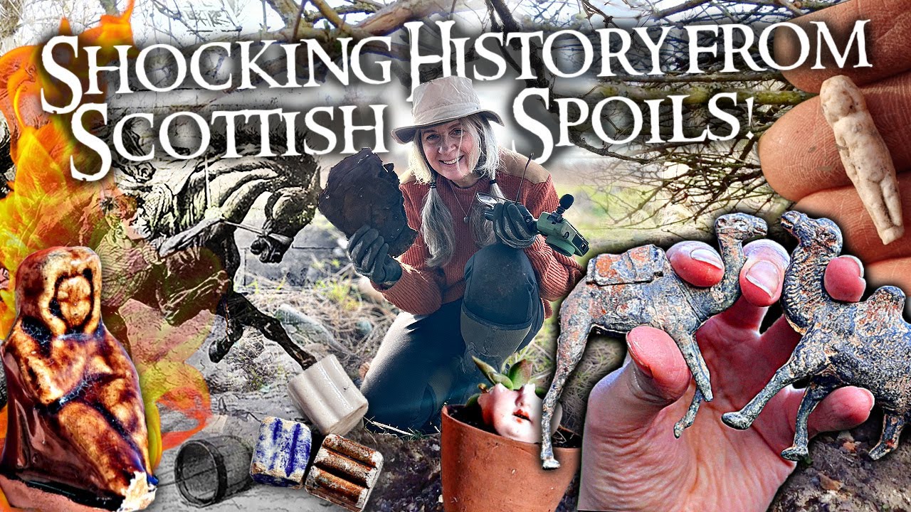 Mudlarking What Did We Find on Scottish Spoil Heaps? (Treasure Hunting / Bottle Digging)