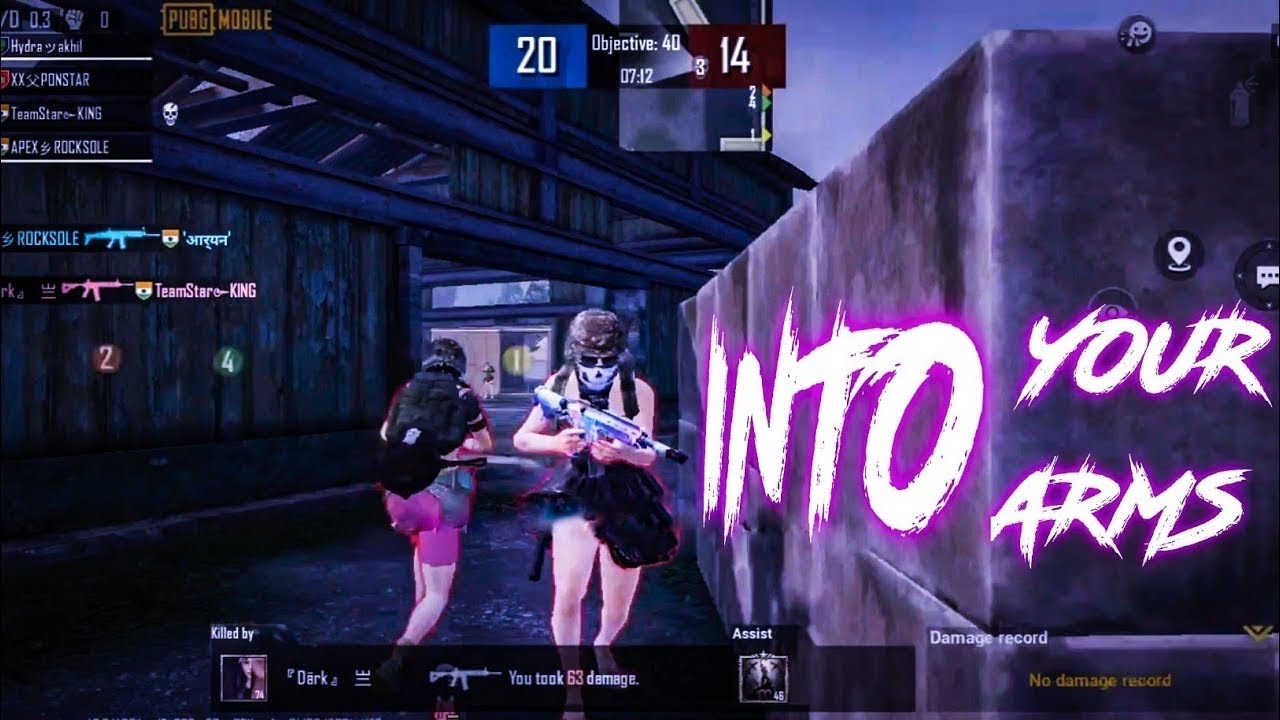 INTO YOUR ARMS - PUBG MONTAGE ll BEAT SYNC MONTAGE ll MADE ON IOS,  #intoyourarms,
