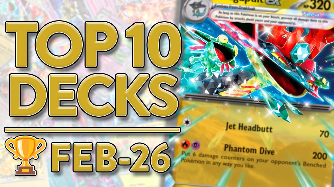 Top 10 Pok&eacute;mon Decks February 2026 | Best Decks in Standard!