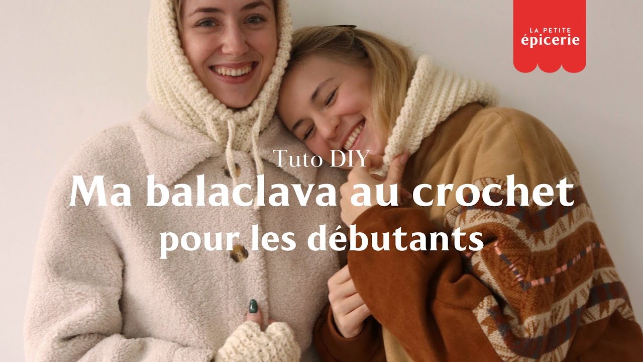 TUTO crochet pour les débutants : Apprenez à crocheter une balaclava ! 🪡✨