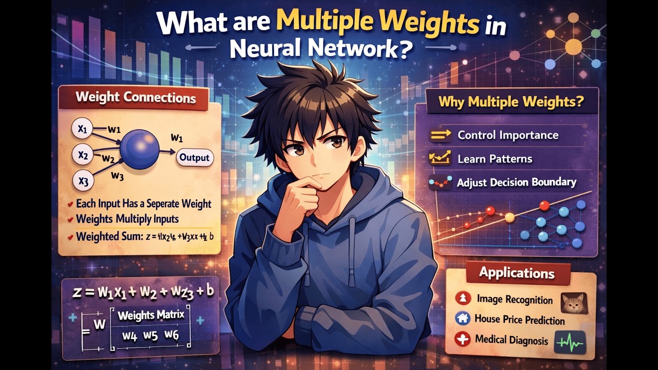 What Are Multiple Weights in Neural Network? | Full Theory Explained in ANN