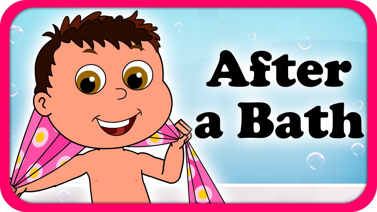 After A Bath I Try Try Try Lyrical Video | English Nursery Rhymes Full Lyrics For Kids & Children
