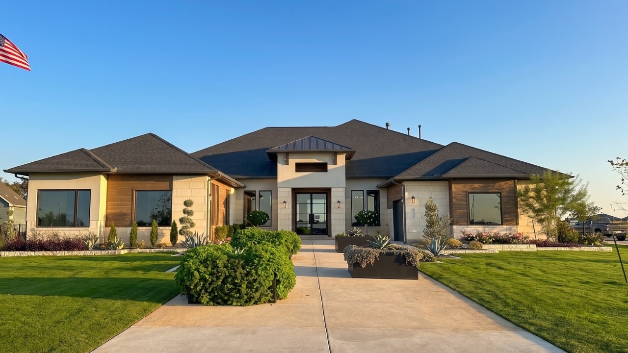 Luxury Single Story Home on 1 Acre | The Bulverde Plan by Scott Felder in Leander Estates