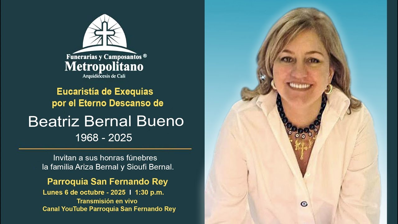 Eucarist&iacute;a Exequias Beatriz Bernal Bueno
