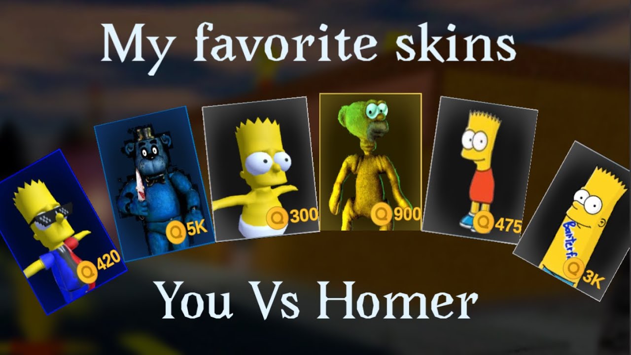 Winning with all my favorite skins in You Vs Homer
