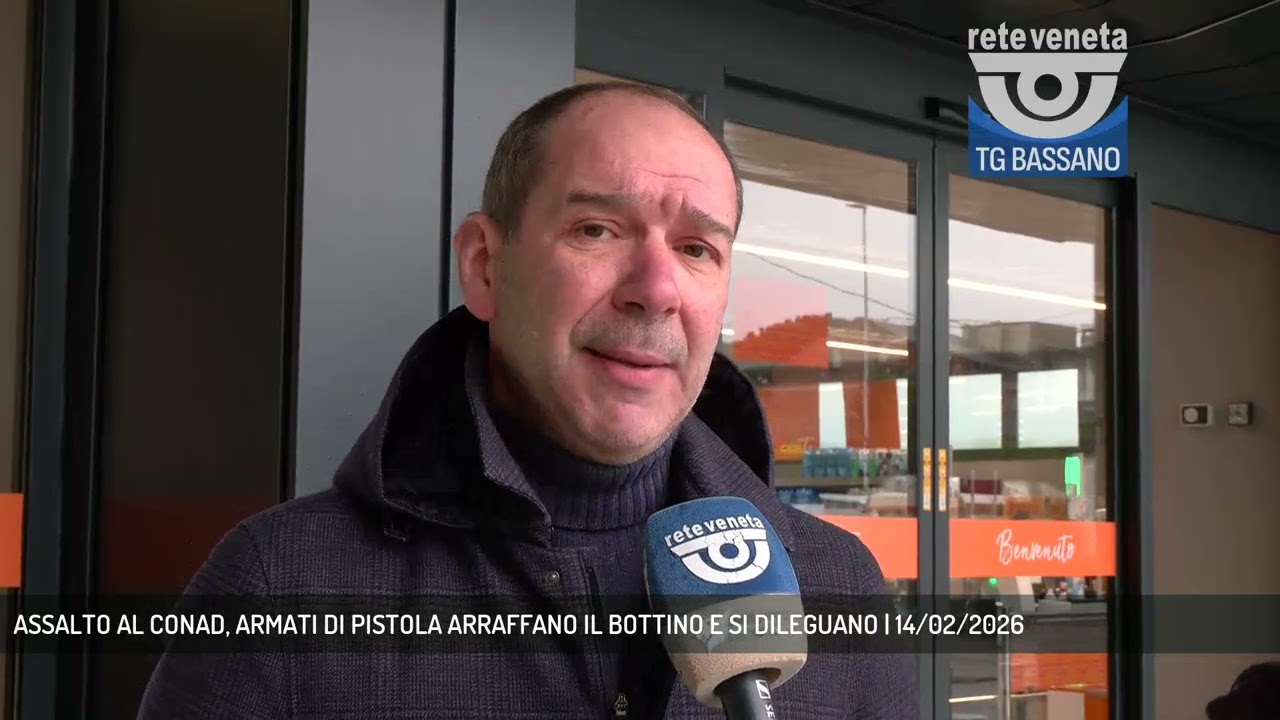 ASSALTO AL CONAD, ARMATI DI PISTOLA ARRAFFANO IL BOTTINO E SI DILEGUANO | 14/02/2026